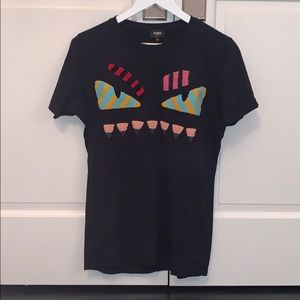 Fendi T Shirt size Medium with Monster Face.